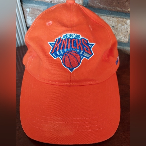 Orange NY Knicks Foot Locker Strapback Hat Cap READ - Picture 1 of 9